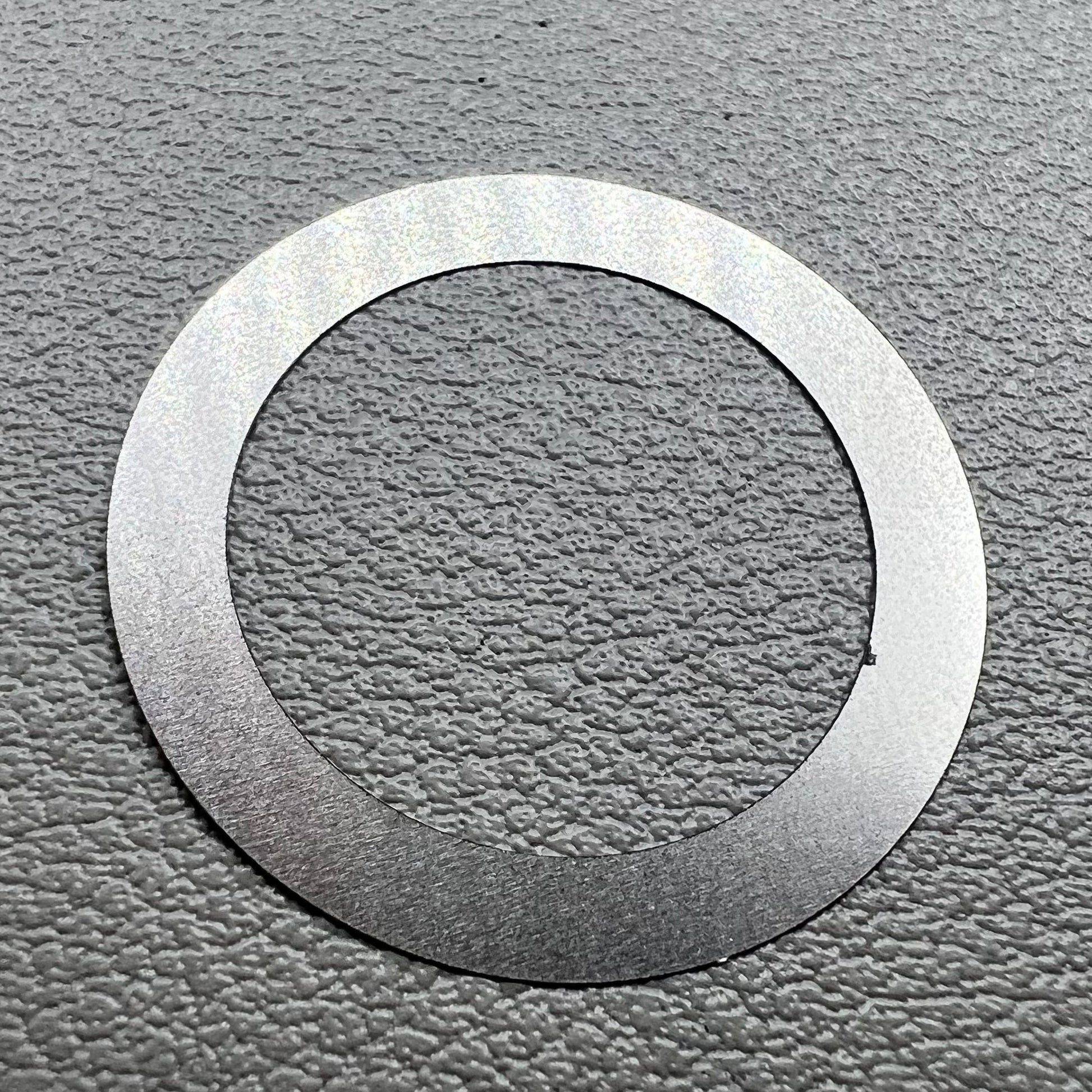 Set of 2 grey date disk wheels for NH35 NH36 watch movement, black background design