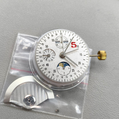 Dandong 7751 Movement Multifunctional Automatic Mechanical Movement 8 Hands