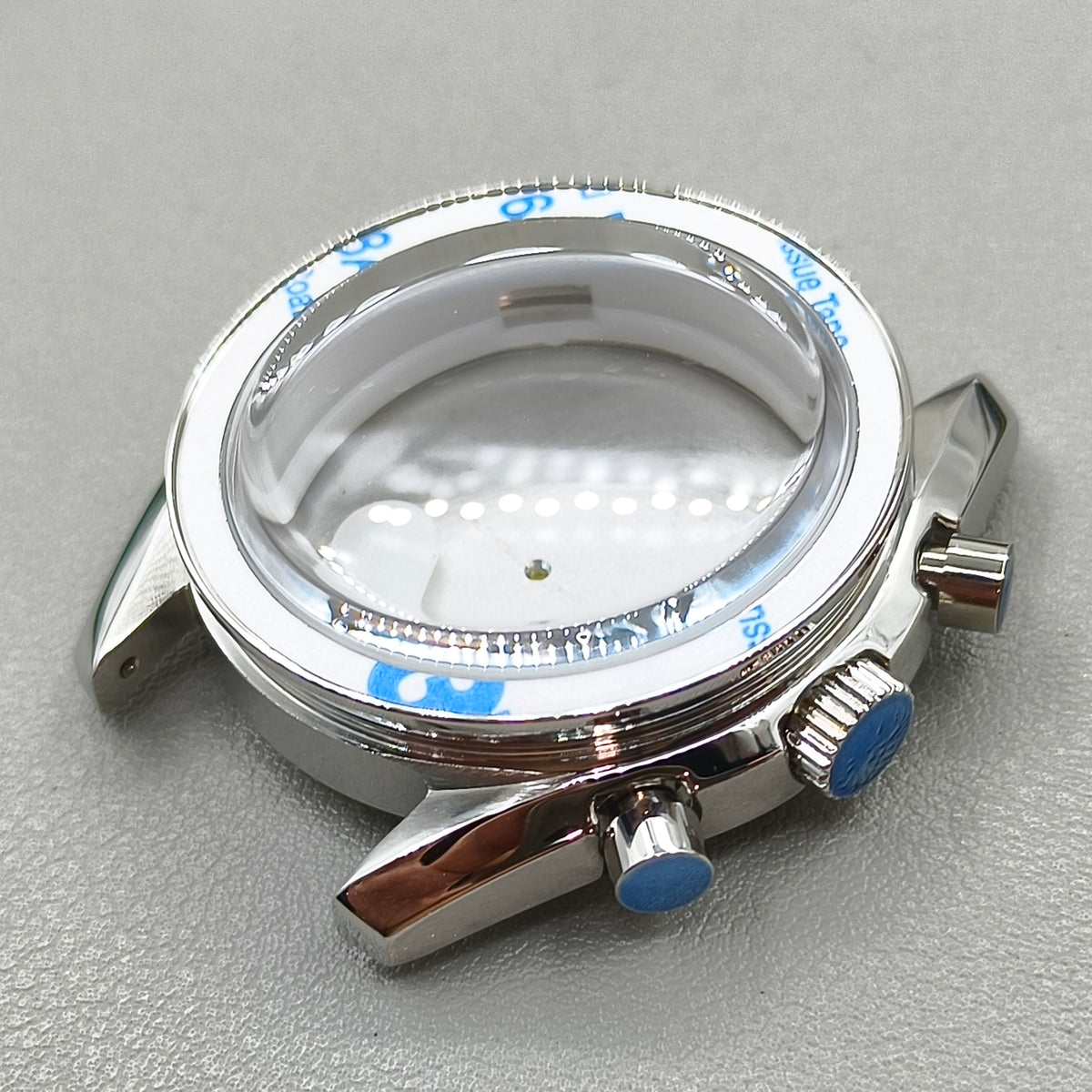 40MM 316L Stainless Steel Watch Case Sapphire Glass for VK63 Movement