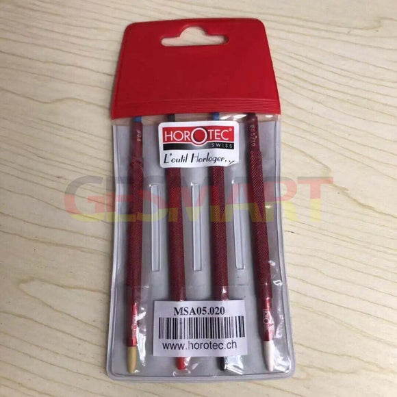 Horotec MSA05.020 Set of 4 Hand Setting Tools