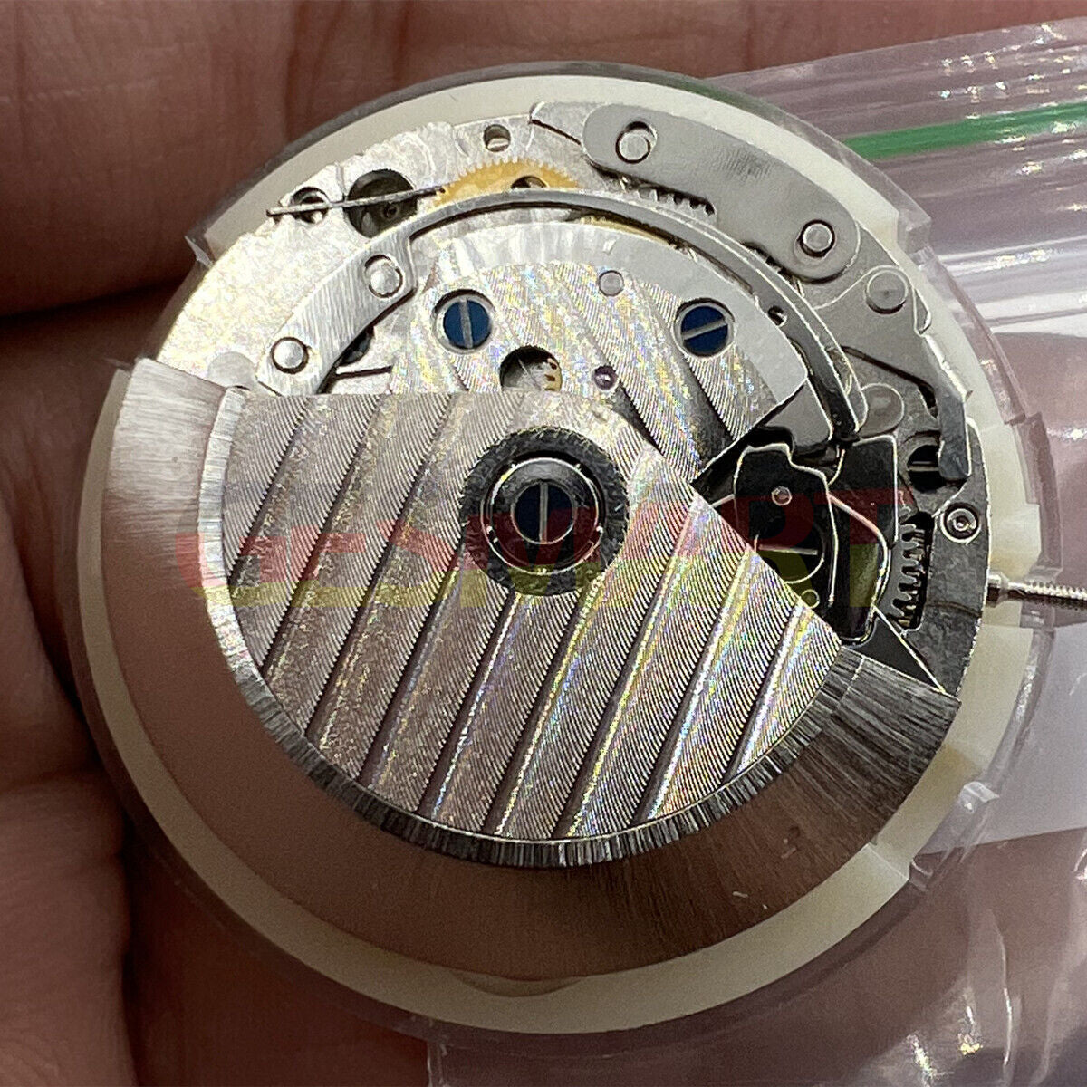 Asian 7750 automatic chronograph watch movement with single calendar, ideal for precise repairs and upgrades.