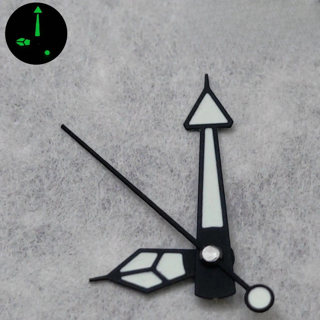 Modified Multicolor C3 Green Luminous Watch Hands For NH35/NH36/4R/7S Movement