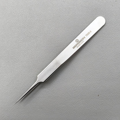 Swiss Bergeon 7026-5 Antimagnetic Tweezer Super Fine Points for Hairsprings