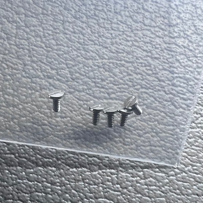 Set of 5 original Big Screws for ETA C07.111 ratchet wheel, precision watch accessory by ETA.