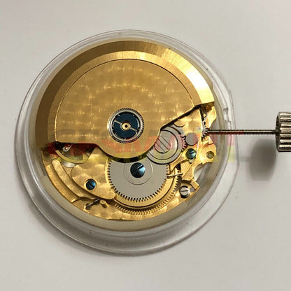 Multifunctional automatic watch with mechanical movement, 24-hour dial, and date display at 2 o?clock.