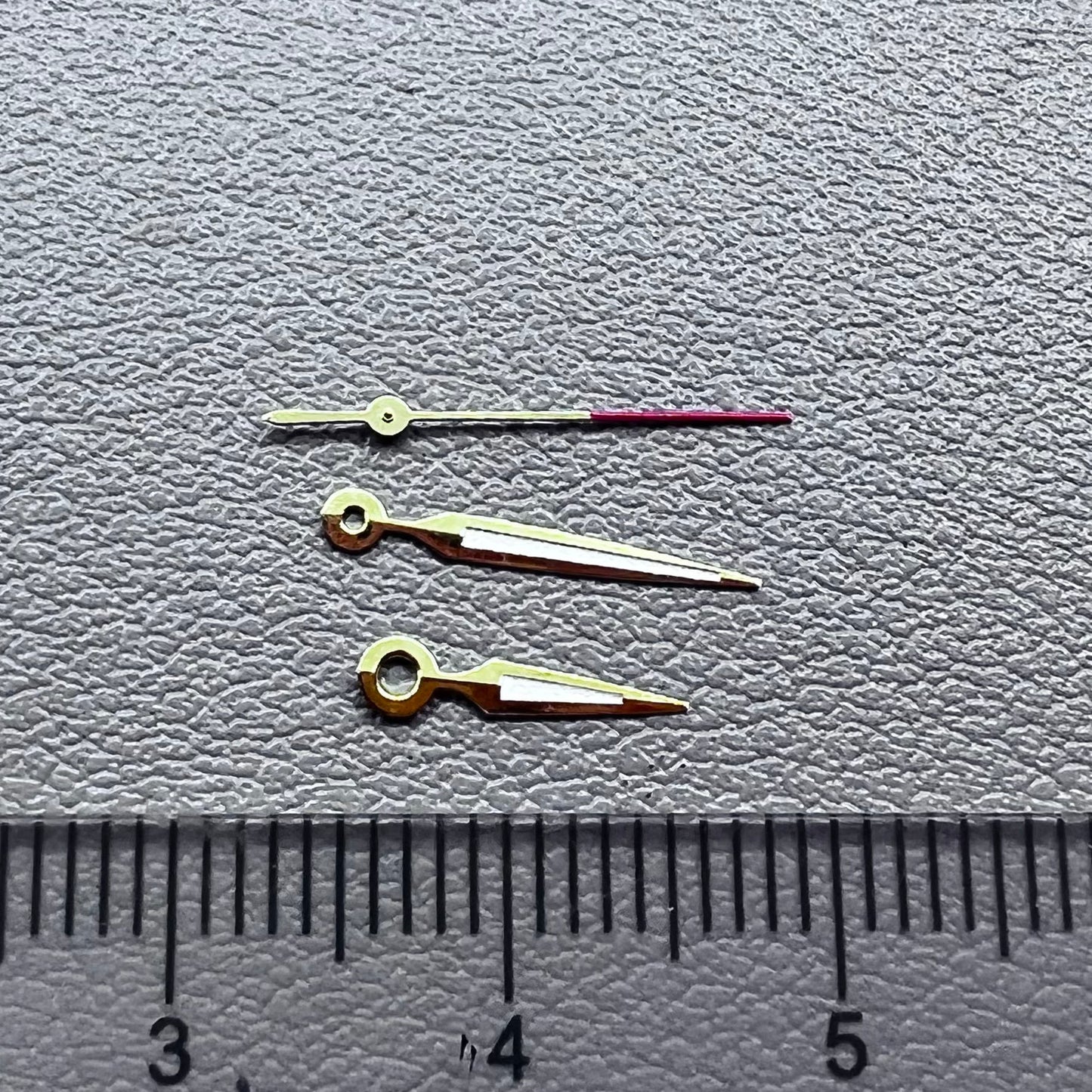 2 Sets Golden Trim Lume Watch Hands for Miyota 2035 Watch Quartz Movement