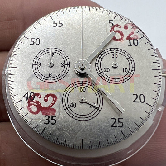 Asiatisches 7750 Automatisches Chronographenwerk @3 @6 @9 ETA 7753 Konfiguration