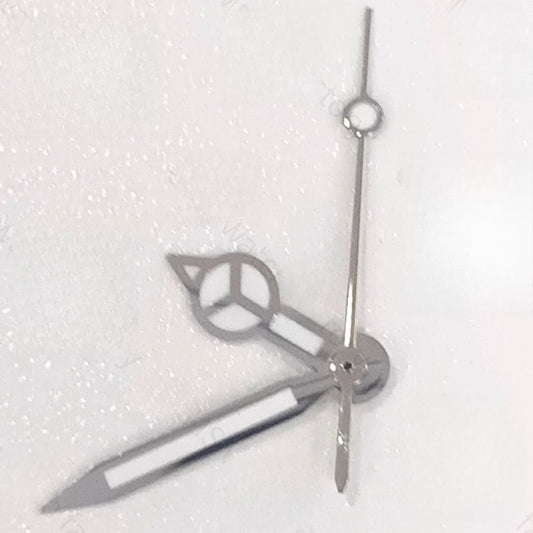 8X13X14mm Silver Trim Green Lume Typical Watch Hands For NH35 NH36