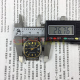 26mm Black Case Seagull Manual Mechanical Lady Watch Single Calendar Golden Nail