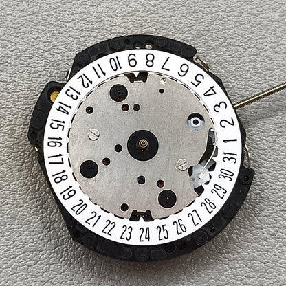 Japan Epson VD57C Quartz Movement Single Calendar White Disk Date@6