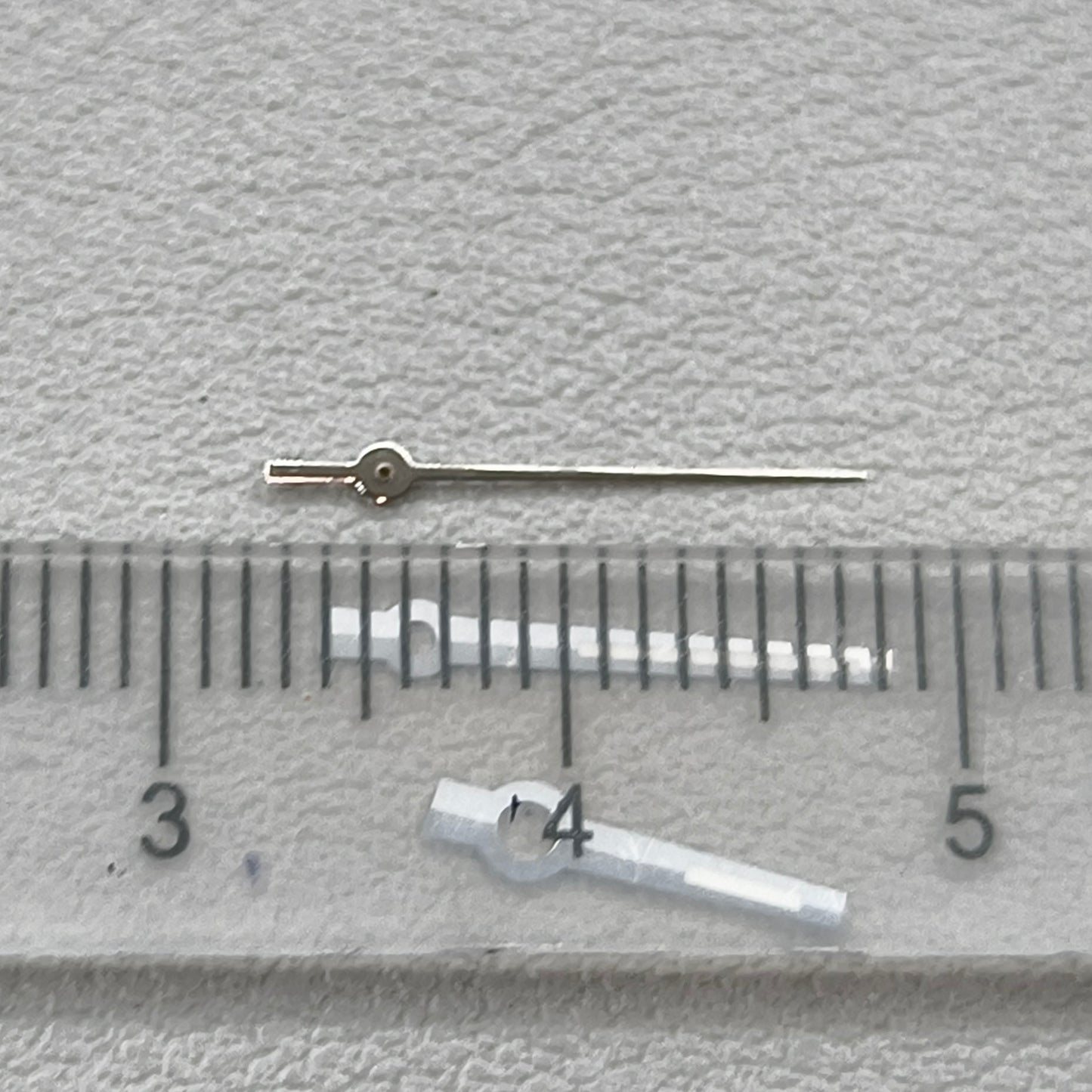 2 Sets/Pack Green Lume Matted Silver Trim Watch Hands for NH35 NH36 7S26 NH70 NH72