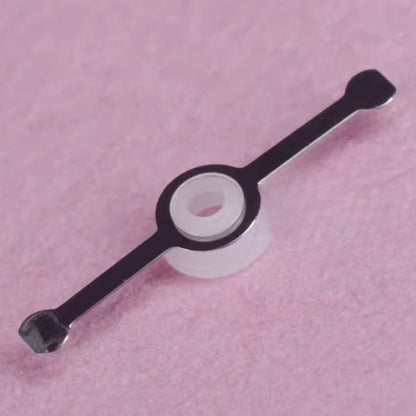 Timing second wheel spring for ETA7750 series watch movement, precise repair part for watchmakers.