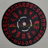 Original Japan Made Red Font Date Disk Wheel for Movement NH36 Date@3.8