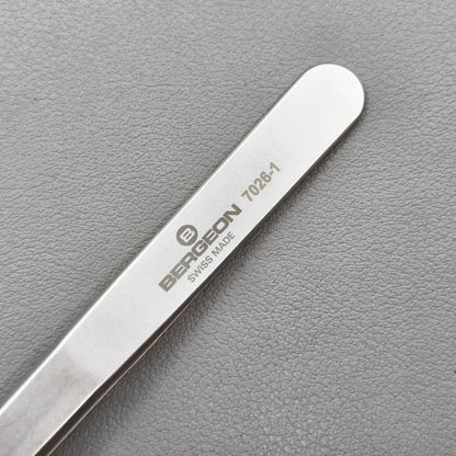 Bergeon 7026-1 Tweezer Antimagnetic Strong, Perfect Finish Replacement of 7024-1