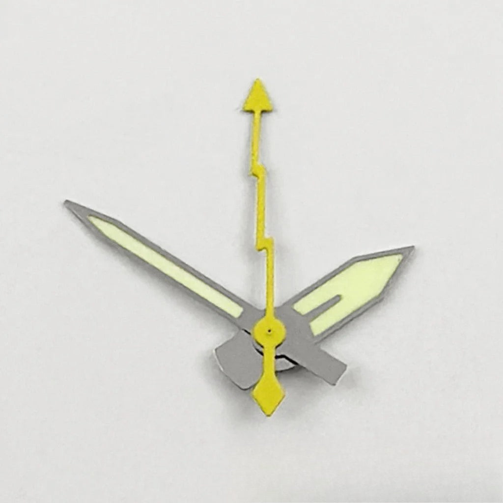 Lightning Second Hand C3 Green Luminous Watch Hands for NH35 NH36 NH38 NH39 NH70