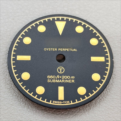 watch dial with R logo