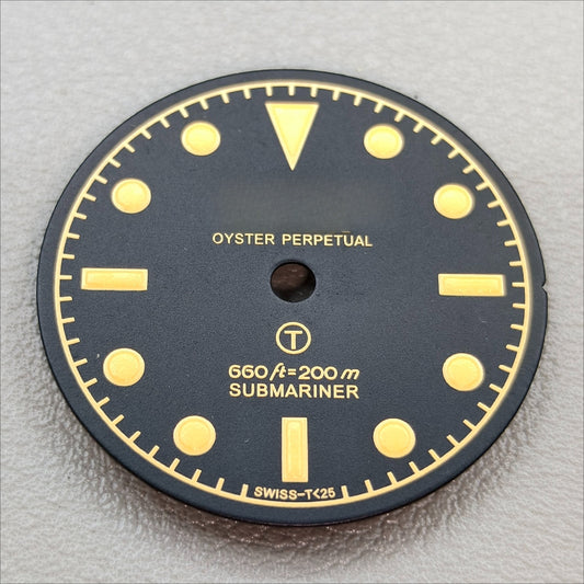 watch dial with R logo