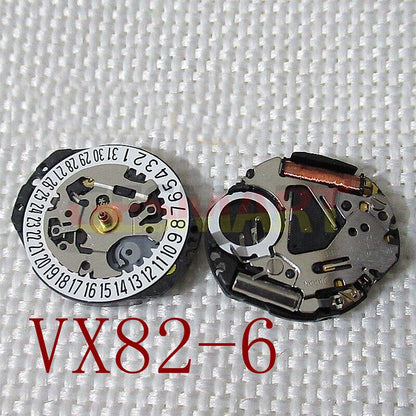 Japan Made Hattori Epson VX82 quartz watch movement with stem, precise timekeeping for watch accessories