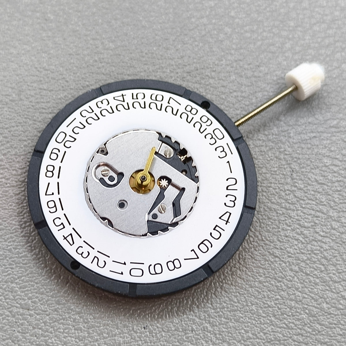 Swiss ISA 2331 Quartz Movement 3 Hands Date@3