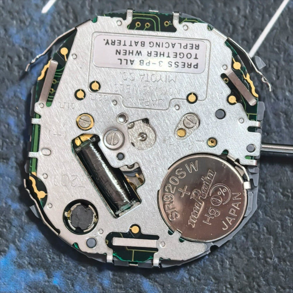 Japan Made Miyota T205 Quartz Movement with Display Watch Part