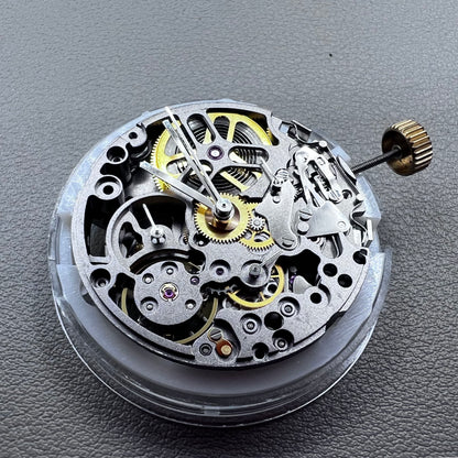 Dandong 4130 Black Hollow Automatic Mechanical Movement