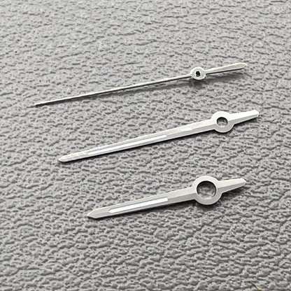 2 Sets Silberfassung Grüne Leuchtzeiger für ETA 2892 2846 2836 2824