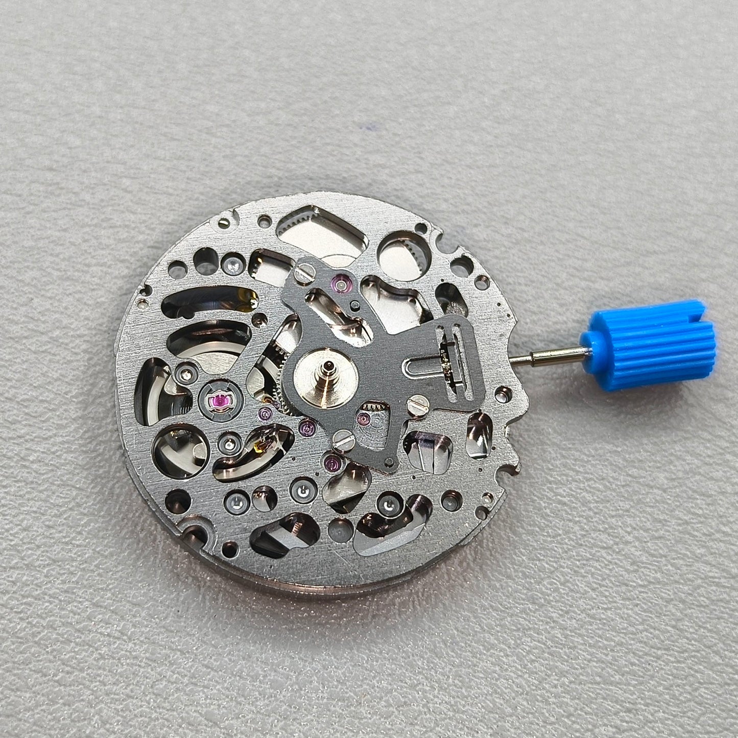 Japan Seiko SII NH72 NH72A  Black Hollow Automatic Movement
