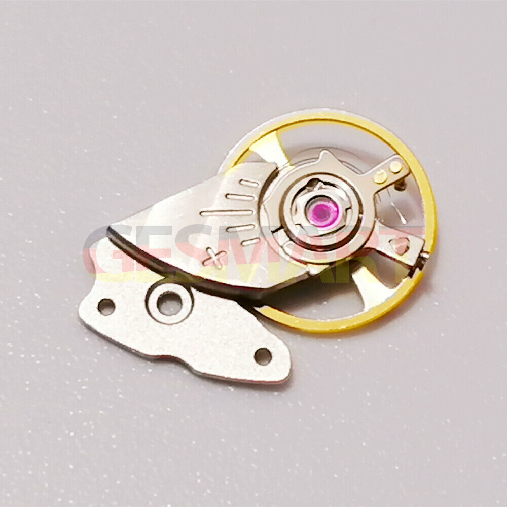 Japan-made watch balance wheel with splint for Miyota 9015 movement, precise accessory.