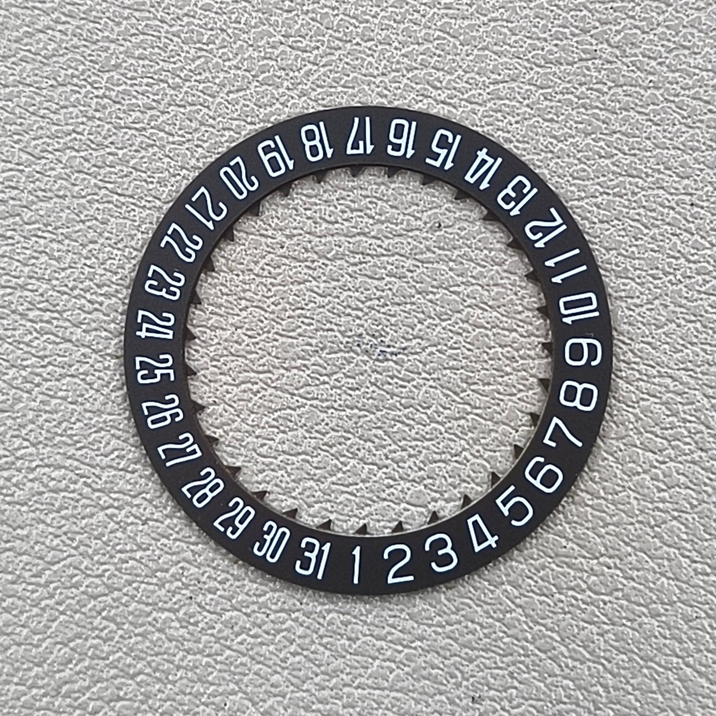 2 PIECES Black Special Font Date@6 Date Disk Wheel Date Wheel for Miyota 8215