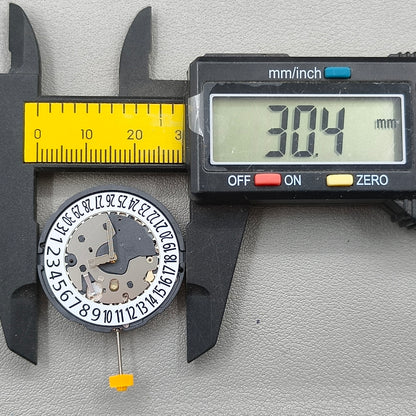 Swiss Ronda Z50 Quartz Movement 5 Hands Small Second@3@9 Date@6