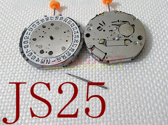 Miyota JS25 Japan Quartz Movement Japan Made Small Second @3@6@9 Date at 3