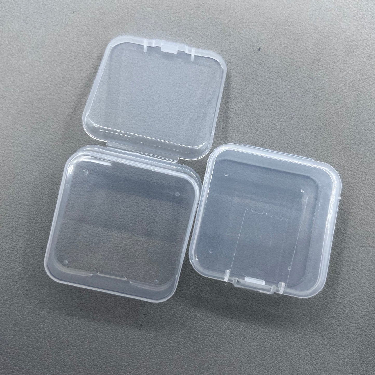 10 PIECES Square Large Plastic PP Transparent Box Fit for Watch Part
