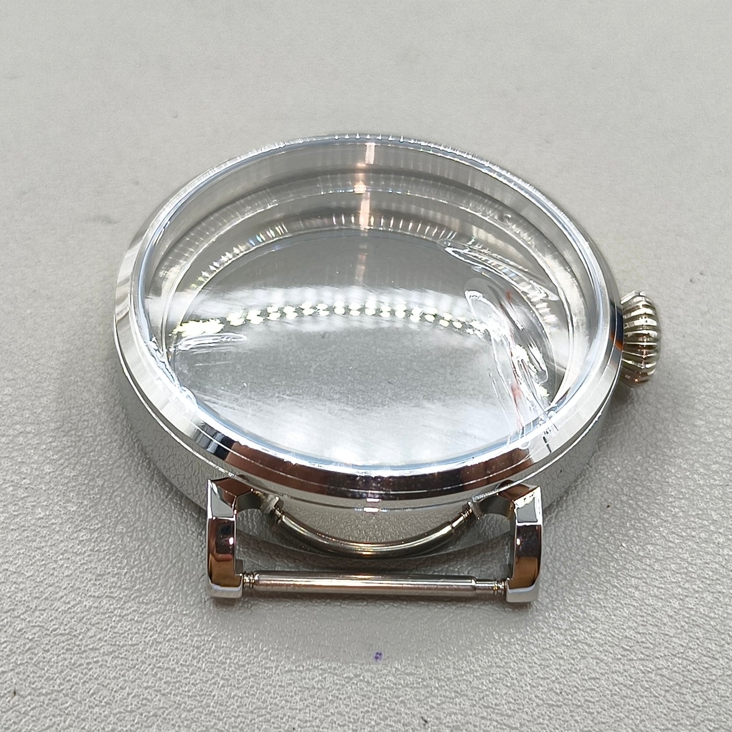 3 ATM 46mm 316L Stainless Steel Watch Case Fit ETA6497 6498 ST3600 3621