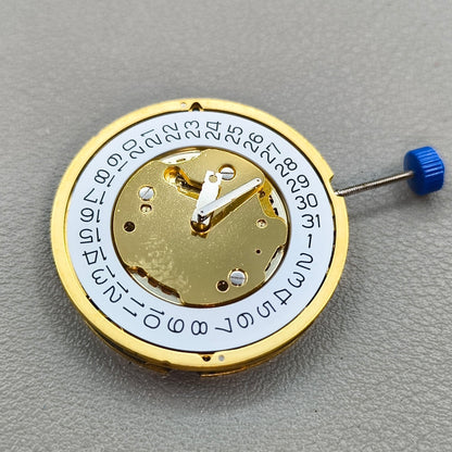 Swiss Ronda 5030.D Quartz Movement 5030D Date@4 White Disk