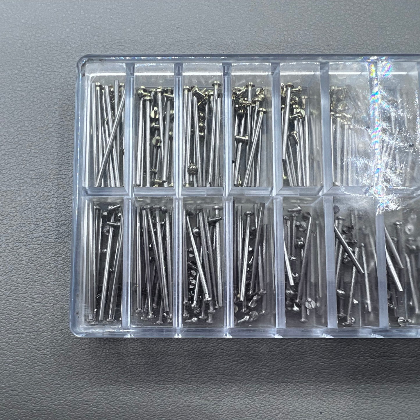 Assortment 200 PCS Watch Strap Screws Tube Friction Pin Clasp Strap Bracelet Rivet End