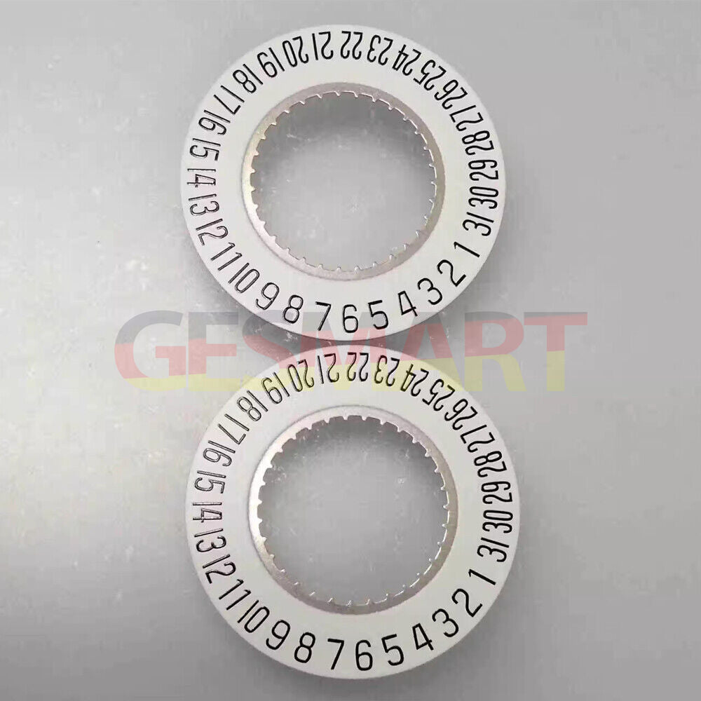 White date disk wheel displaying date at 6 o'clock, compatible with ETA F05.111 watch movement.