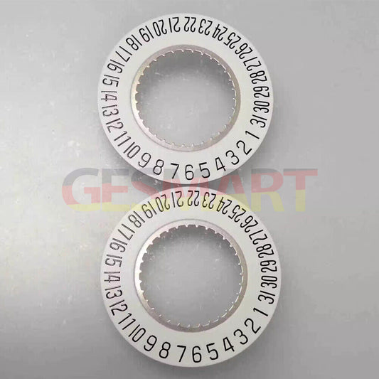 White date disk wheel displaying date at 6 o'clock, compatible with ETA F05.111 watch movement.