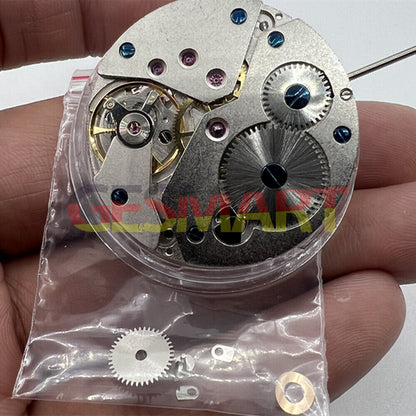 Chinese Seagull ST3621 mechanical watch movement with ETA 6498 design, second hand at 6 position replacement.