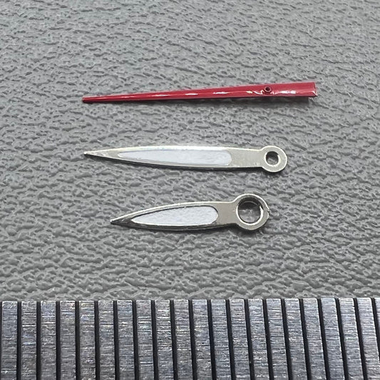 Grüne Leuchtzeiger rot Sekundenzeiger 2er Set für Miyota 1M12 Uhrwerk