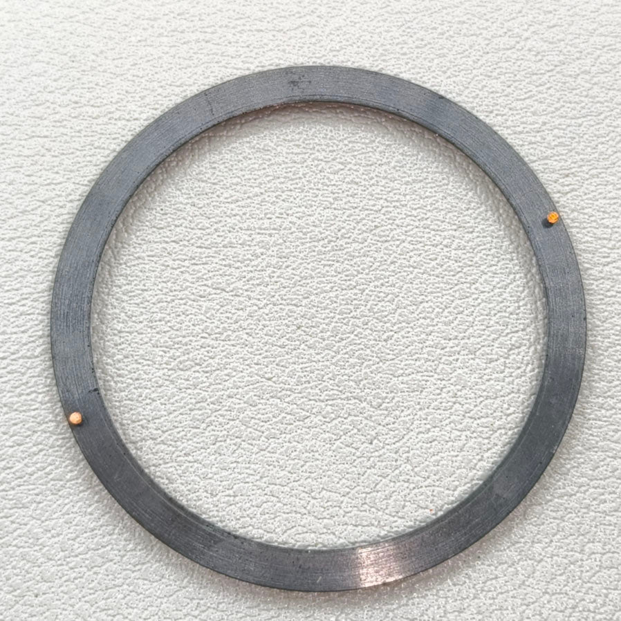 37.0mm*31.5mm*1.7mm Black Metal Modified Chapter Ring