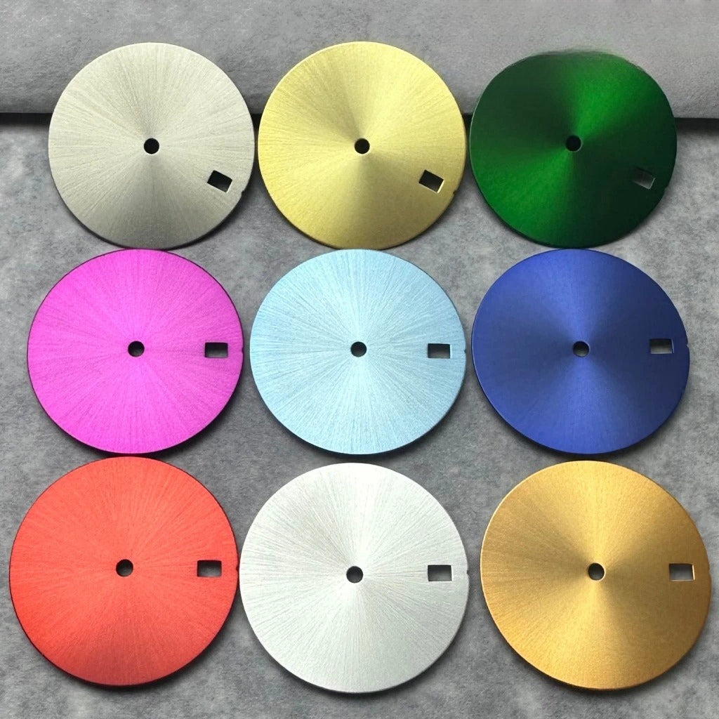 Personalized 28.5mm Sunburst Multicolor Watch Dial Faces Fit NH35 NH36 Movement