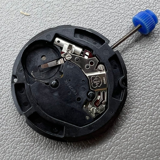 Swiss ETA 804.111 quartz movement with 3 hands, precision watch accessory for repairs and upgrades.