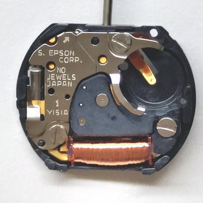Seiko Y151A quartz watch repair part, original Japan-made component for precise movement.
