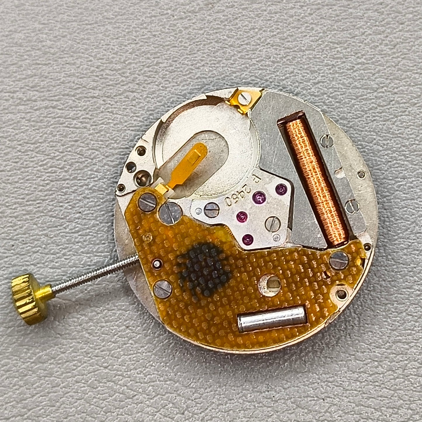 Working Swiss P-2460 3 Hands Watch Quartz Movement