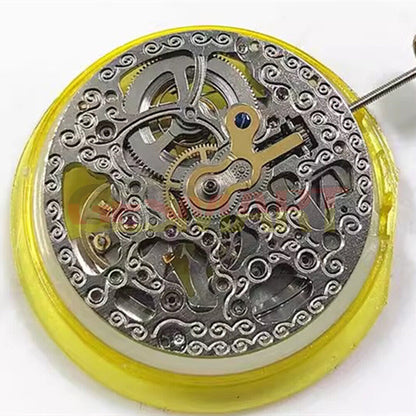Hangzhou 2189 silver hollow automatic mechanical watch movement, precision engineered for watch accessories.