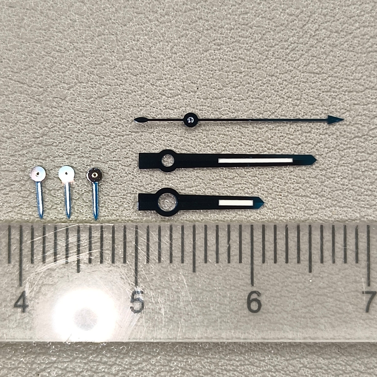 6 Pins Blue Trim Watch hands For Daytona Luminous Fit Cal. 4130/4131 Watch Needles