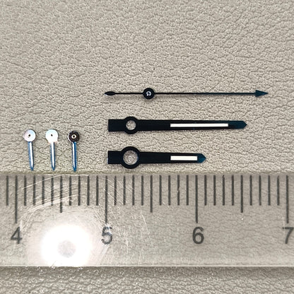 6 Pins Blue Trim Watch hands For Daytona Luminous Fit Cal. 4130/4131 Watch Needles