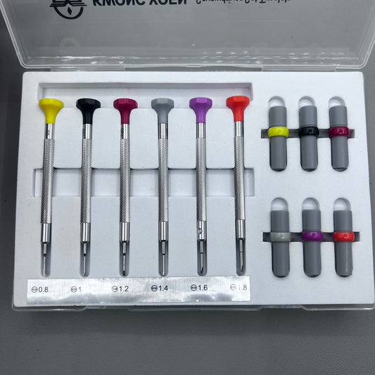 Screwdriver Set 316 Stainless Steel Watchmakers Ergonomic 6 Pieces Screwdriver