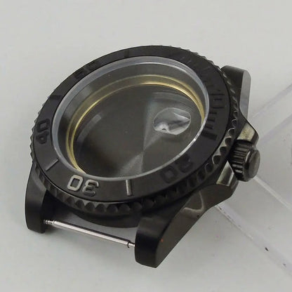 40mm Sapphire Glass Ceramic PVD Watch Case Fit Eta 2824 2836 Miyota NH35 NH36