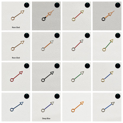 Modified GMT Multicolor Trim Watch Hands for NH34 Movement GMT Luminous